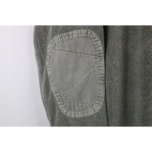 Vtg 90s The Territory Ahead Mens L Stonewash Elbow Patch Terry Cloth Sweatshirt - Picture 5 of 12